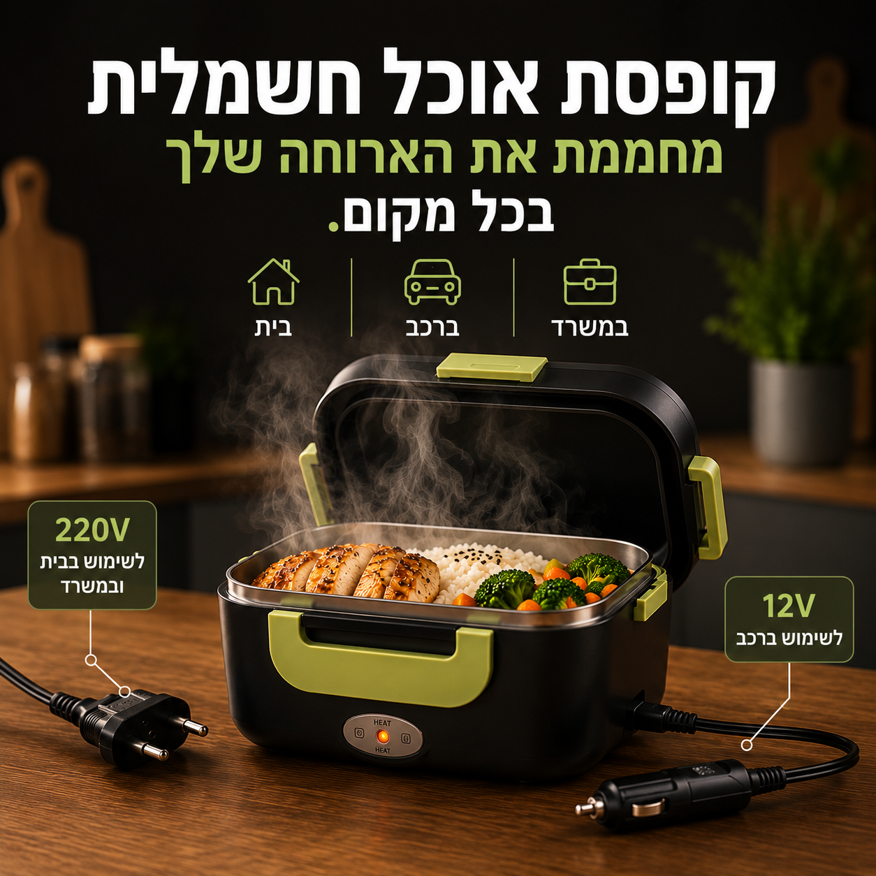 גם באמצע יום עבודה, מגיע לך לאכול כמו שצריך.